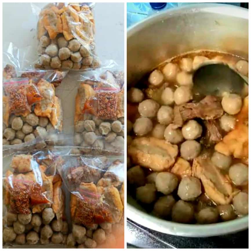 

PAKET BAKSO HOMEMADE 20 BAKSO SAPI, 2 IGA, 4 TAHU BAKSO, BUMBU, BAWANG GORENG