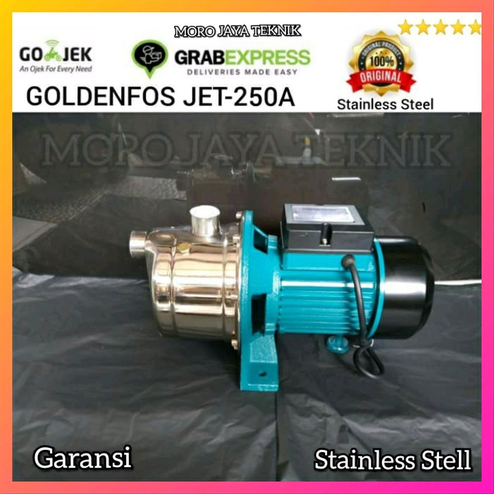 Pompa Air Goldenfos Jet 250a Pompa Booster Ro Stainless Depot Isi