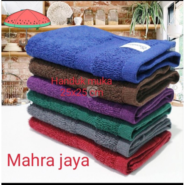 Handuk Kecil-Handuk muka Uk 25x25-Lembut tebal menyerap termurah