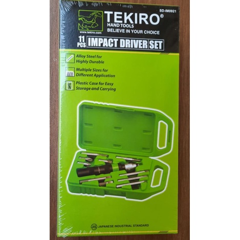 Obeng ketok set 11 pcs Tekiro