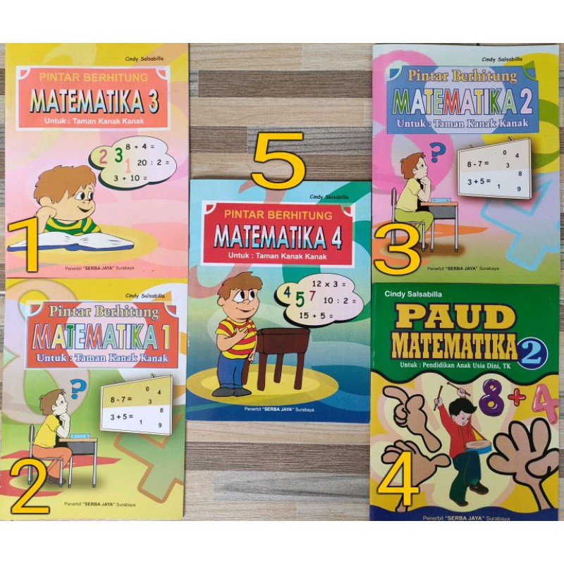 buku paud TK berhitung pintar matematika