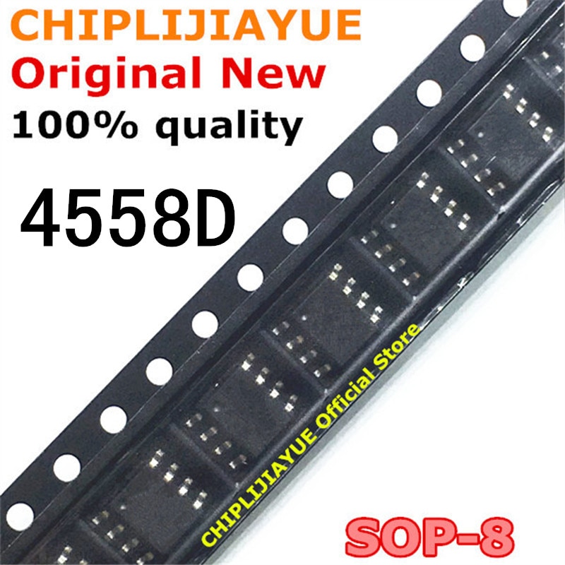 10pcs Ic 4558d Sop8 Jrc4558 Jrc4558D Sop Njm4558 4558 Sop-8 Smd