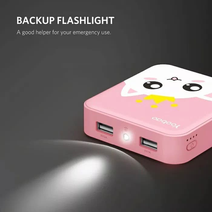 Yoobao M4 CUTE 10.000 mAh Power Bank 2 USB Powerbank Karakter Lucu