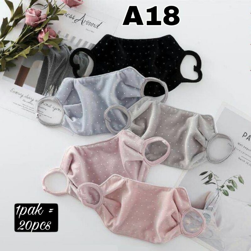 masker mulut wanita kode A18