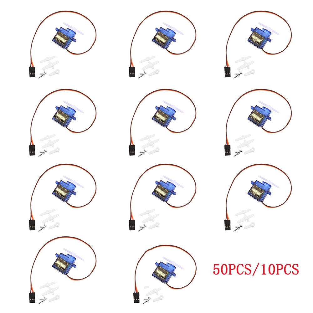 10pcs/50p   cs Motor Servo SG90 Tower Pro Micro 9g Mini