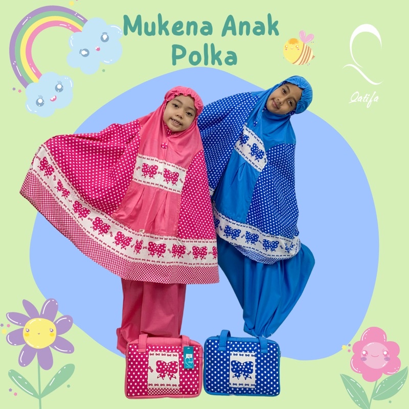 QATIFA Mukena Anak Polka