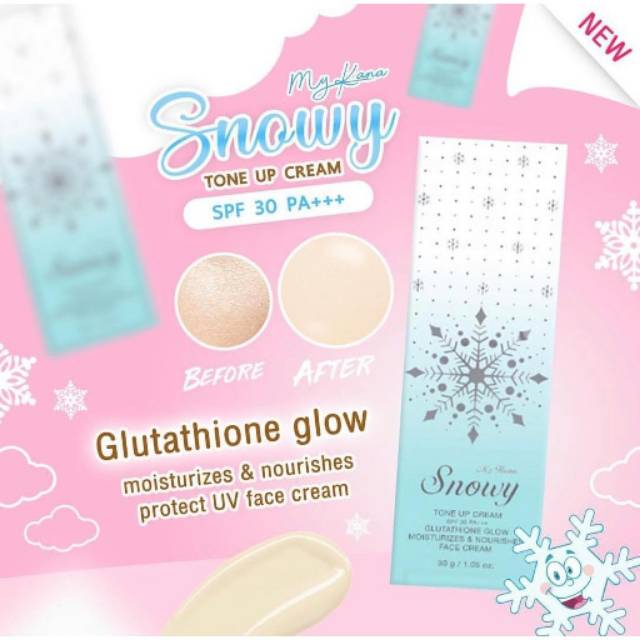 [MY KANA] SNOWY Tone Up Cream + BONUS