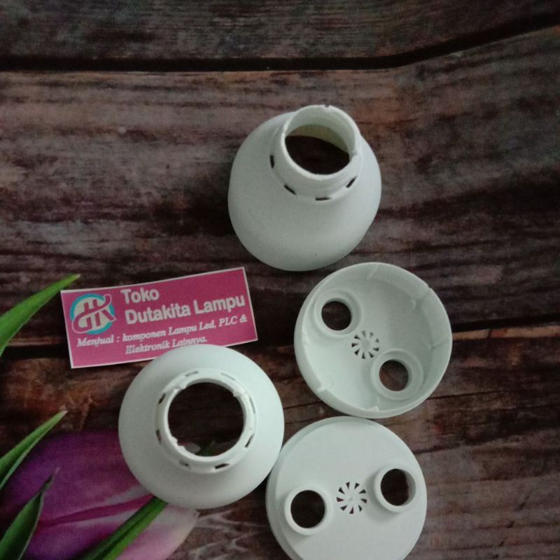 Casing lampu spiral 18w atau 23w lampu service tabung | lampu tabung | sparepart lampu