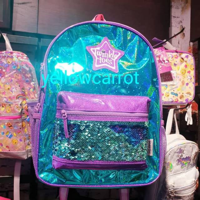 Tas Sekolah Backpack Sequin Skechers Original Twinkles Toes Tas Ransel Anak Perempuan