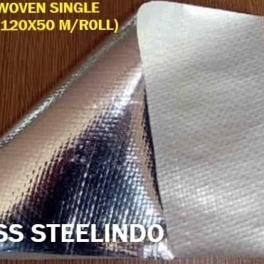 Aluminium Foil Atap Peredam Panas Roll (Woven Single Double Bubble)