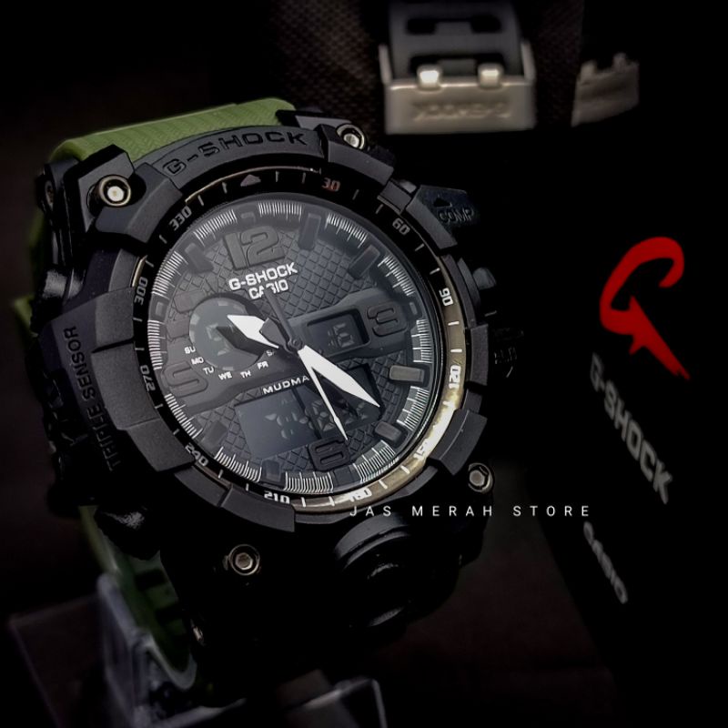 G-SHOCK CASIO GWG ARMY GRADE A EXLUSIF DIAL HITAM JAM TANGAN PRIA TAHAN AIR