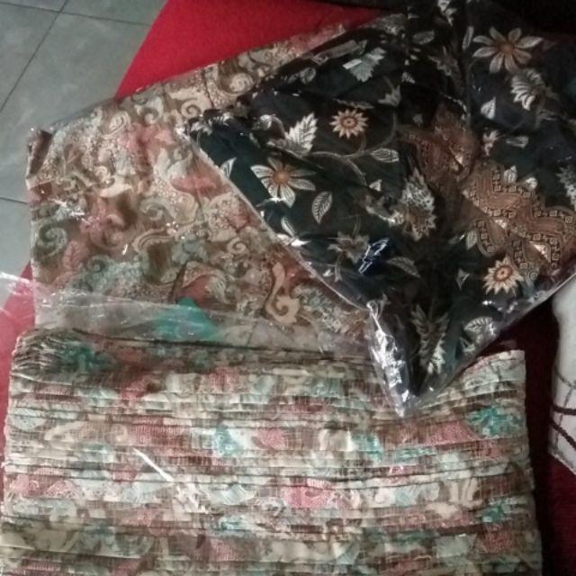(36 Motif) Rok Plisket Dan Kemeja Pendek Batik