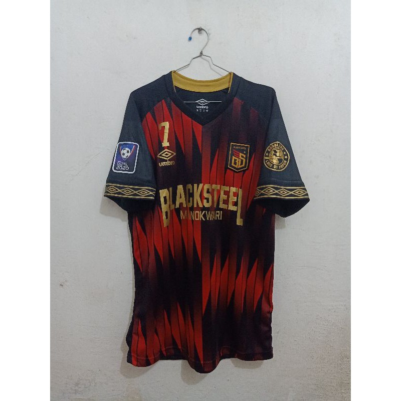 Jersey Blacksteel Manokwari Home PFL 2020 Original Umbro