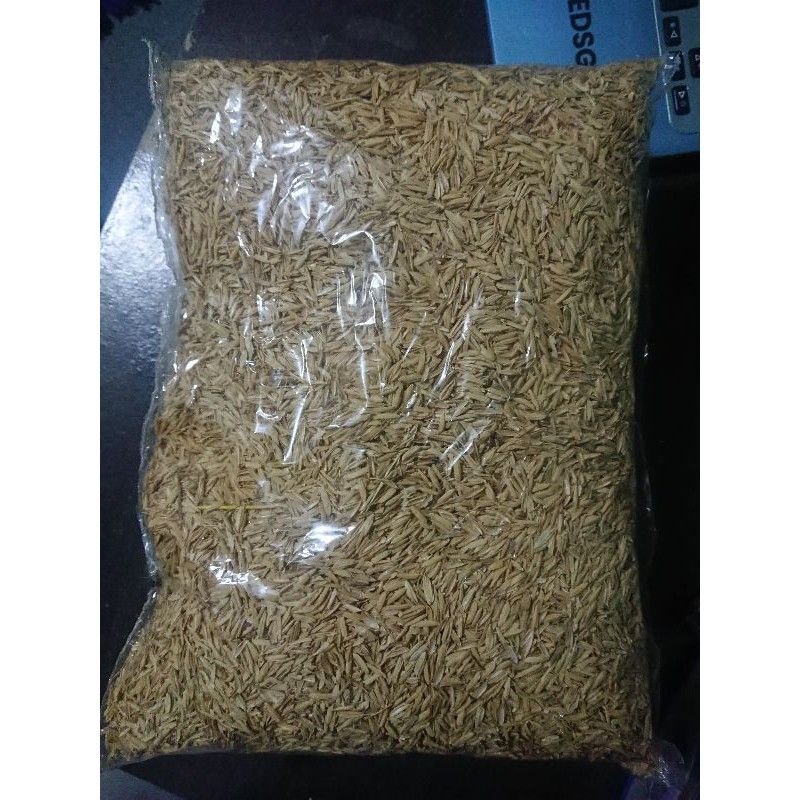 Sekam / gabah padi / merang / sekam mentah kering.500gr