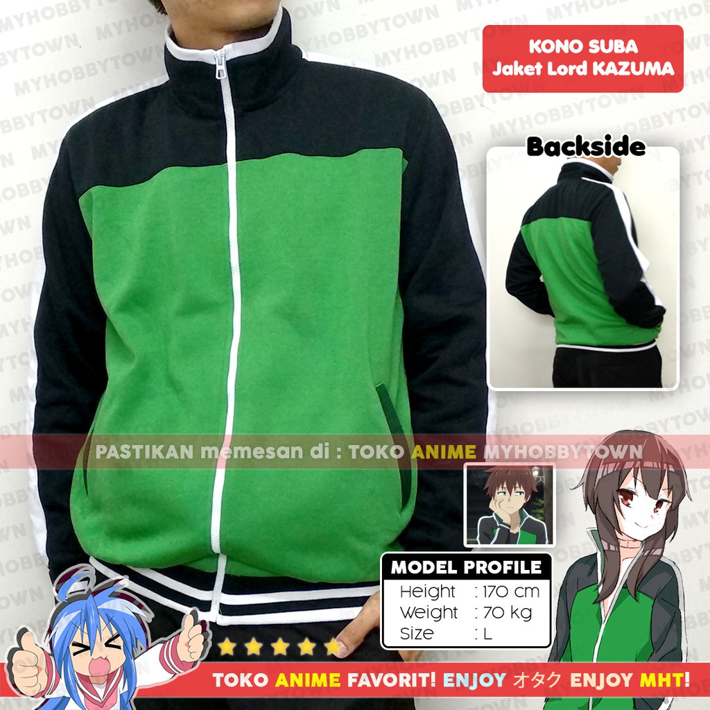 Jaket Anime Konosuba Cosplay Lord Kazuma Satou