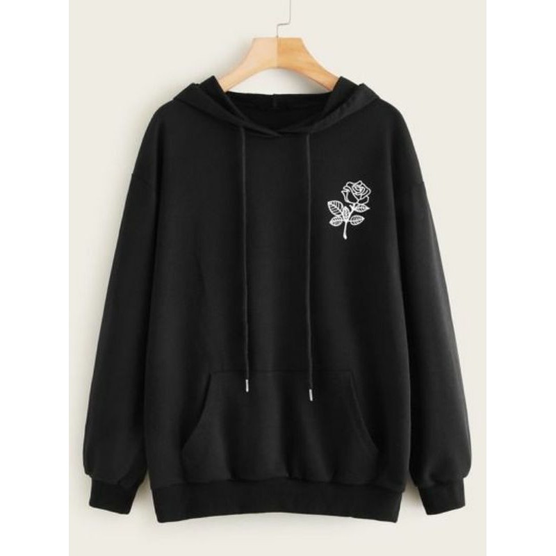 HOODIE BASIC CUSTOM MAWAR UNISEX SIZE M-XXL / JAKET HOODIE MAWAR / HOODIE MAWAR DADA KIRI