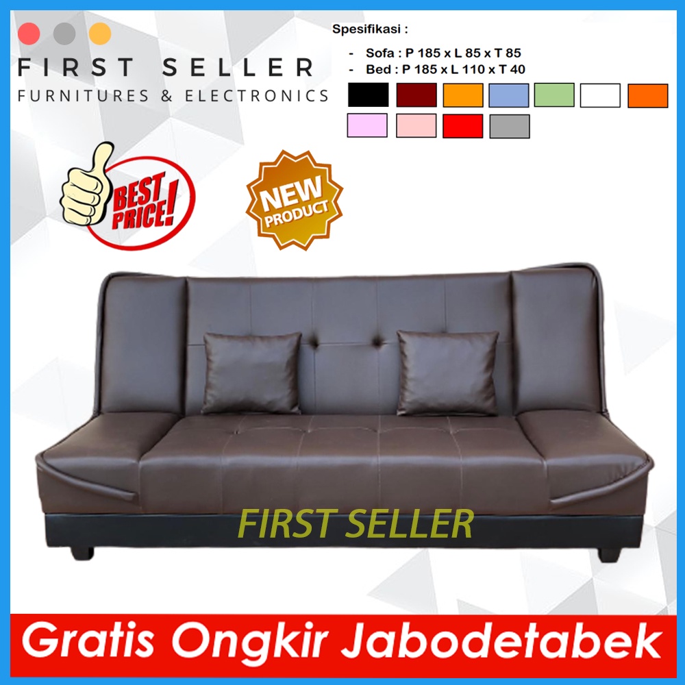 [FREE ONGKIR + BANTAL] SOFA BED RECLINING OSCAR AZALIA EXPORT QUALITY !! 100% TERMURAH!