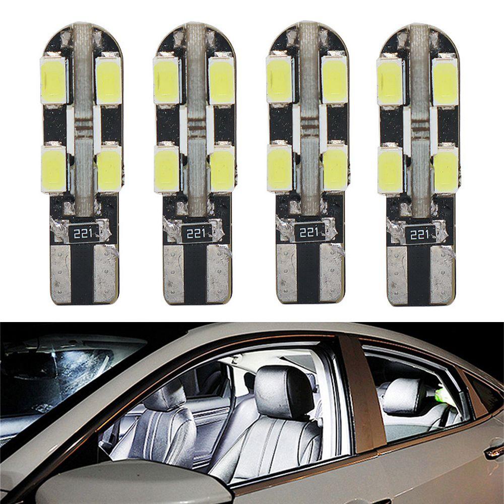 Populer 4Pcs Lampu Plat Nomor 4 Pcs Peta Kubah LED COB 12V Super Terang