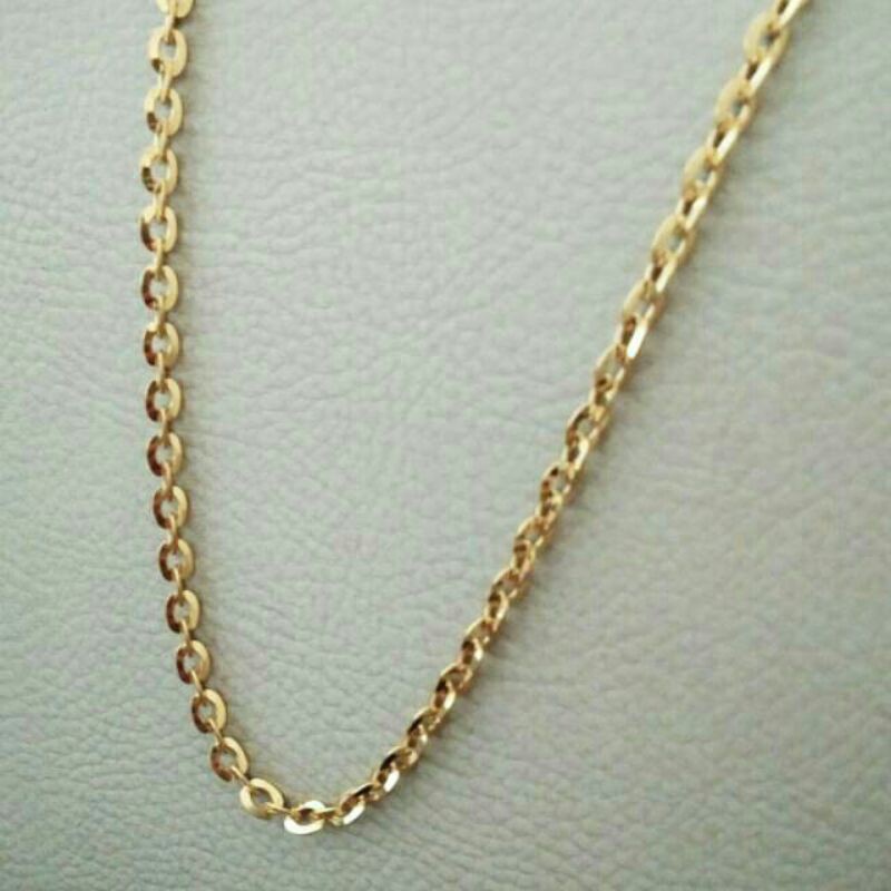 KALUNG TITANIUM PRIA-WANITA MODEL NURI WARNA EMAS