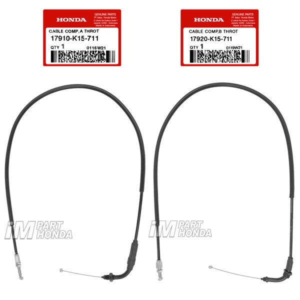 17910-K15-711 17920-K15-711 Kabel Gas A B Atas Bawah CB 150 R LED K15P 2021 - Sekarang JKT