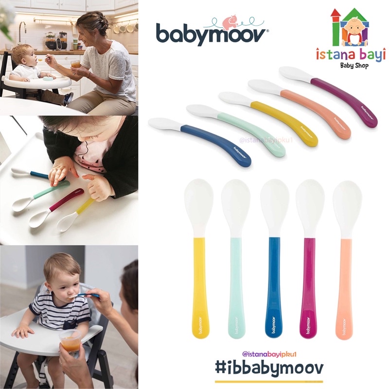 Babymoov Toddler Spoon ( 5 Pcs )- Sendok bayi