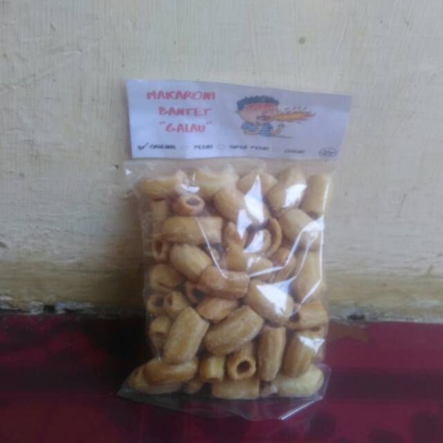 

Makaroni Bantet Kriuksss Galau 70 gram by jajanan Viral