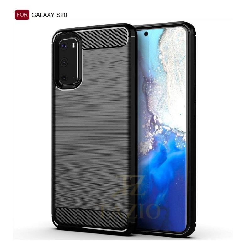 Case Samsung S20/ S20+/ S20 Ultra Softcase tpu Fiber Carbon