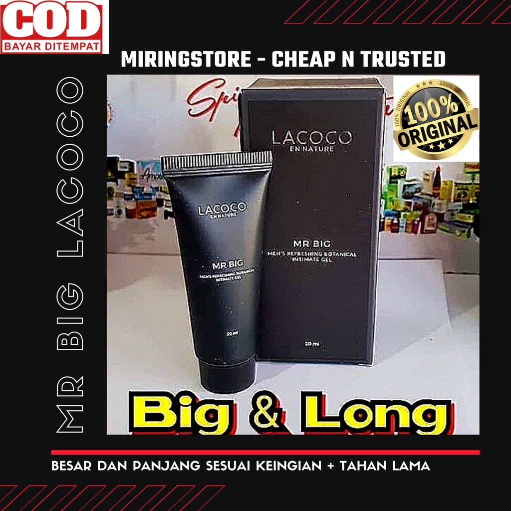 [COD] LACOCO MR BIG / pembesar dan pemanjang / minyaK OLES / tahan lama / terlaris / KUAT / PANJANG