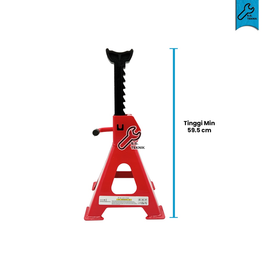 [JACK STAND] Dongkrak Jack Stand 6 Ton / Tahanan Mobil Berdiri  isi 2PC