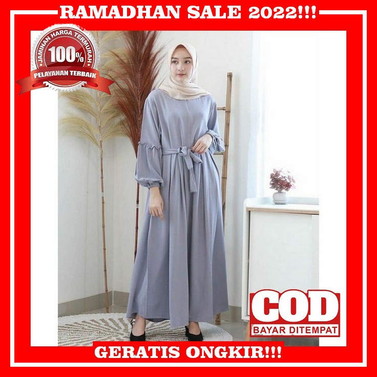 Gamis Terbaru 2021 Termurah / Livy Dress / Gamis Remaja Dewasa Kekinian Korean Style Gamis Wanita Te
