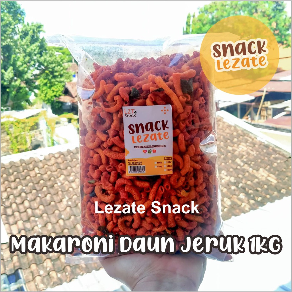 

Sedap Snack - Makaroni Bantet Daun Jeruk Murah 1kg / Macaroni Pedas Daun Jeruk Kiloan / Makaroni Bantat / Makaroni Bantet Pedas / Macaroni Bantet Ngehe