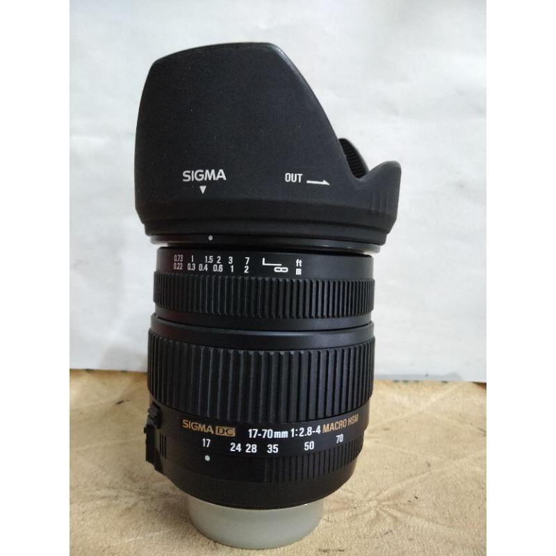 lensa sigma 17-70mm for Nikon afs