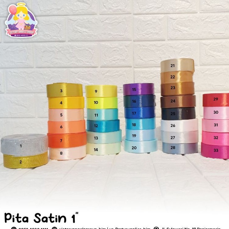 

Pita satin 1 1/2