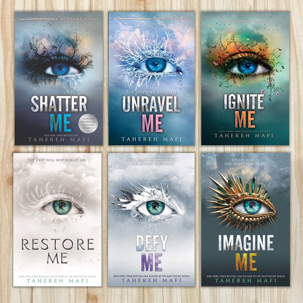 [ENGLISH] BOOKS SERIES 6 COLLECTION TAHEREH MAFI ( SHATTER ME, UNRAVEL ME, IGNITE ME, RESTORE ME, DEFY ME, IMAGINE ME) [ORIGINAL]