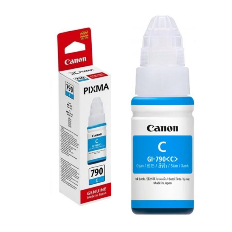 GI 790 Cyan 70ml Tinta Canon Pixma 100% Original GI790 BIRU Botol