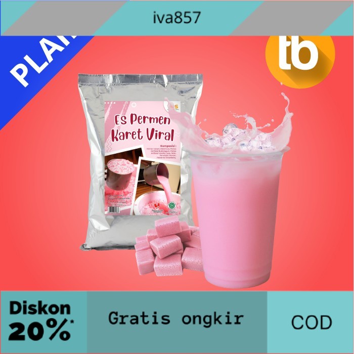 

PROMO JPS Bubuk Es Permen Karet Viral Plain (Bubuk minuman dan makanan) GRATIS ONGKIR