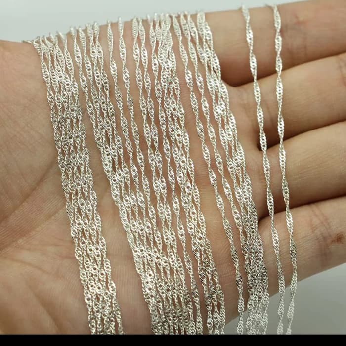 RANTAI KALUNG GELANG  MURAH SET 12PC PREMIUM CRAFT DIY AKSESORIS PERHIASAN