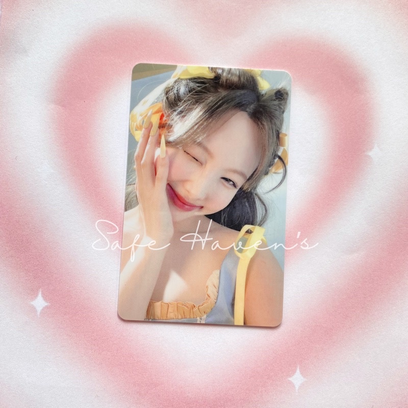 [READY] OFFICIAL LUCKY DRAW PHOTOCARD TWICE IM NAYEON SOLO WITHMUU WINK