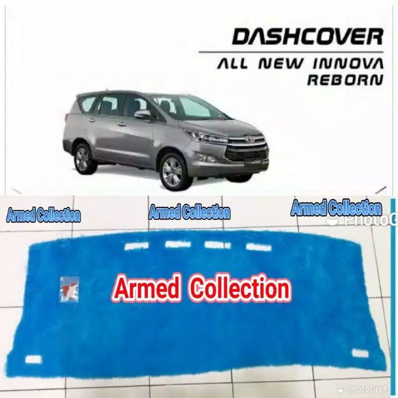 [BAYAR DI TEMPAT]COVER /ALAS DASHBOARD MOBIL ALL NEW INNOVA REBORN ( BULU RASFUR )