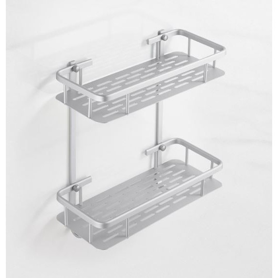 Rak Stenless Toilet Kotak Kamar Mandi Aluminium/Rak Dinding Toilet