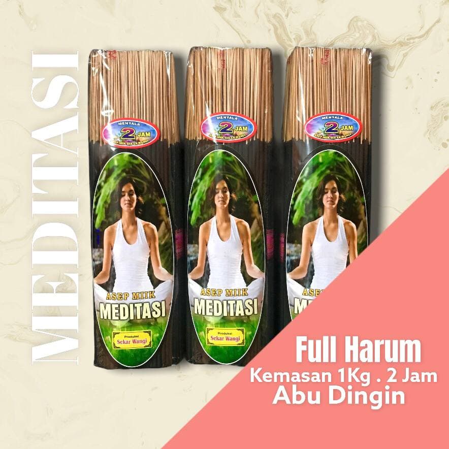 Dupa Full Aroma Meditasi Kemasan 1 Kg Panjang Stick 32 Cm Menyala 2 Jam Abu Dingin