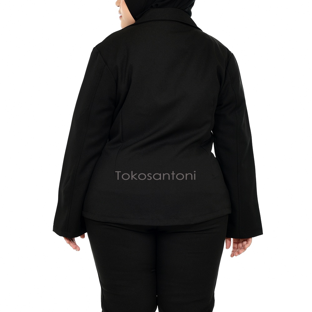 Blazer Jumbo Wanita Kantor Formal Big Size Murah Kekinian Blazer Wanita Jumbo