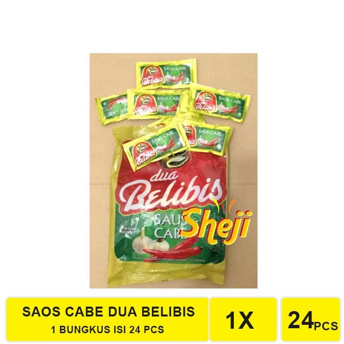 

Sambal-Aneka- Sambal Dua Belibis / Saus Cabe Sachet Isi 24 Sachet -Aneka-Sambal.