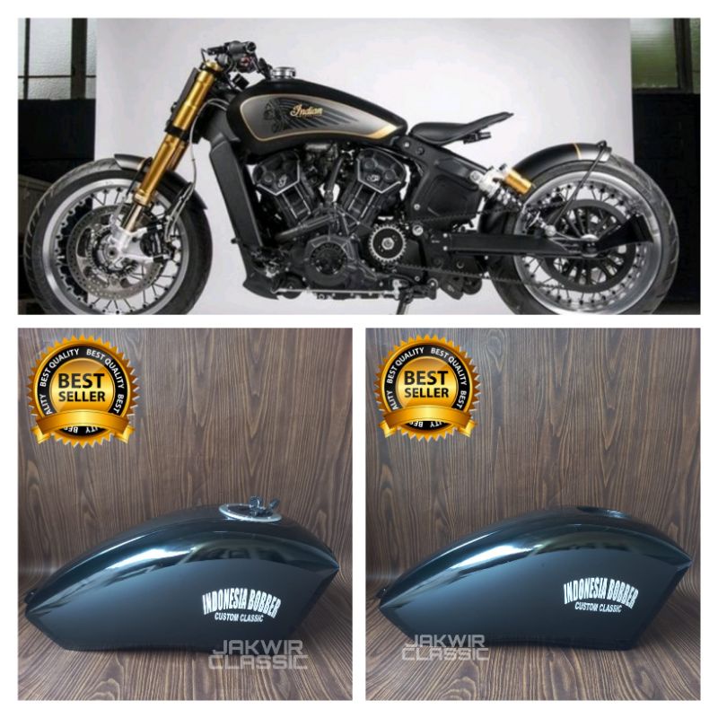 TANGKI CUSTOM INDIAN BOBBER HARLEY TUTUP NINJA