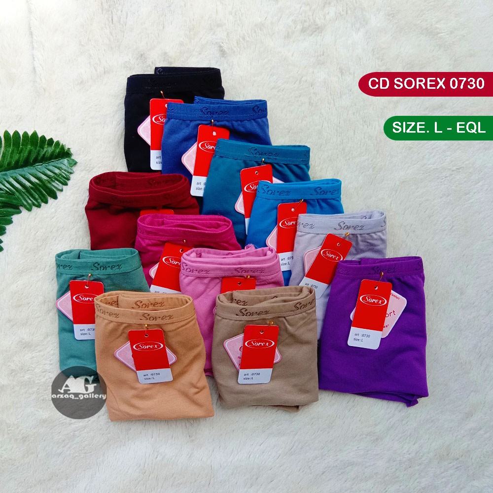 [ Grosir 6 pc ]CD Sorex 0730 | Celana Dalam wanita Soft &amp; Comfort