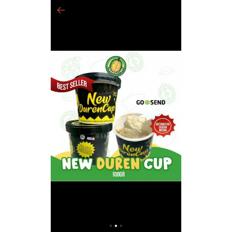 

new durian cup asli durianny