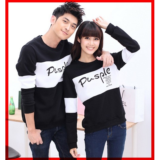 [Cp T-shirt pusple CL] couple baju babyterry varian warna