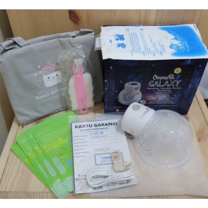 Ommabi galaxy Pompa ASI handsfree portable