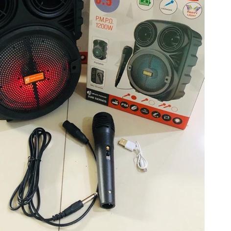 ➸ Speaker spiker wireless bluetooth KMS BP 3381 6.5 inch portable ☚