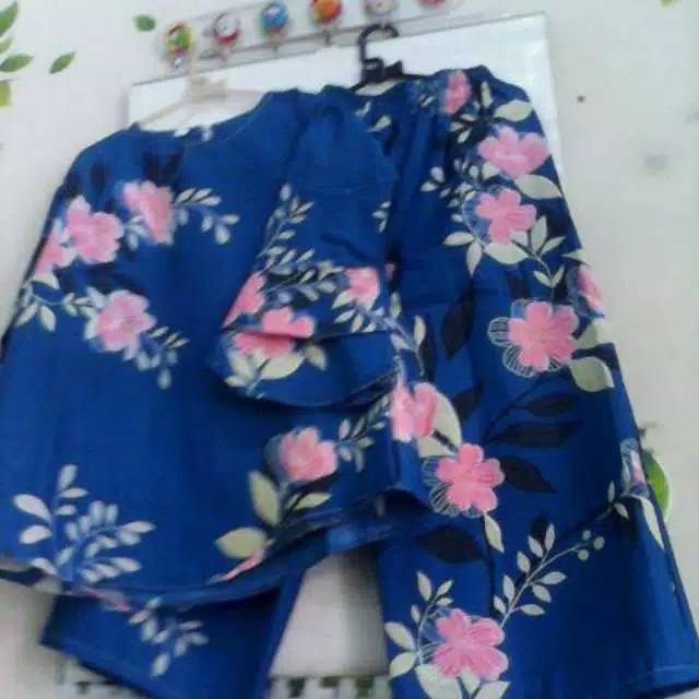 Setelan Tunik + Kulot katun